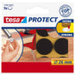 tesa Filzgleiter Protect Ø 26 mm 9 Stück, Braun