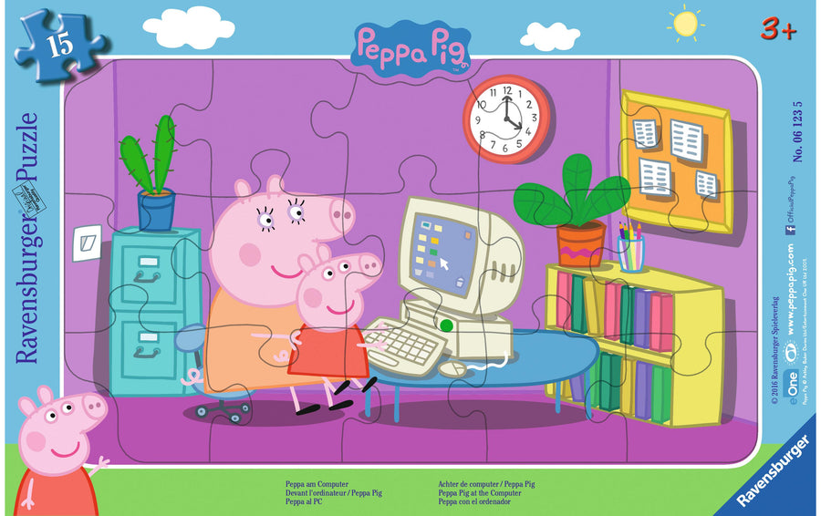 Ravensburger Peppa Pig am Computer