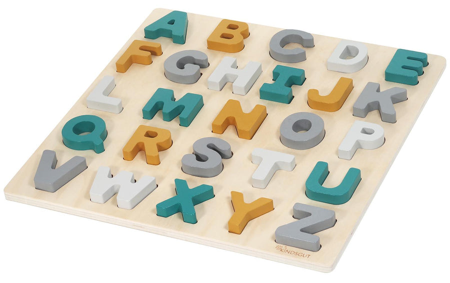 Kindsgut Holzpuzzle ABC-Puzzle Caspar