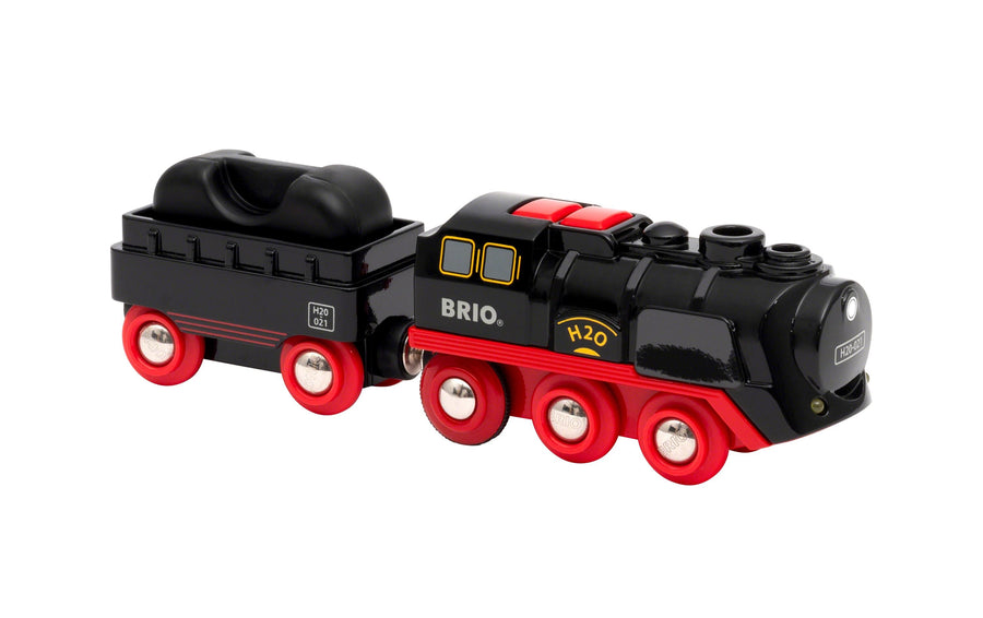 BRIO Eisenbahn Batterie-Dampflok mit Wassertank