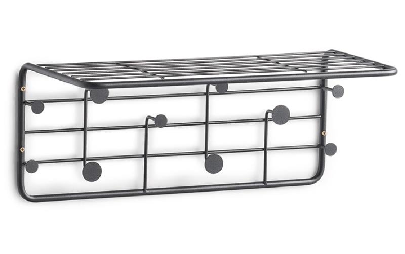 Zeller Present Wandgarderobe Schwarz