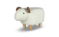 zoosy Kinderhocker Schaf Berta Weiss