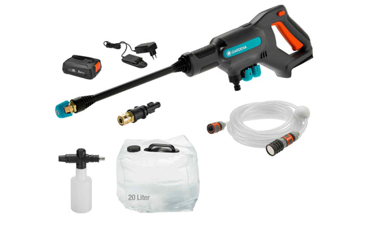 GARDENA Akku-Mitteldruckreiniger AquaClean 24/18 V P4A Premium Set