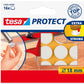 tesa Filzgleiter Protect Ø 26 mm 9 Stück, Weiss