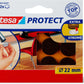 tesa Filzgleiter Protect Ø 26 mm 9 Stück, Braun
