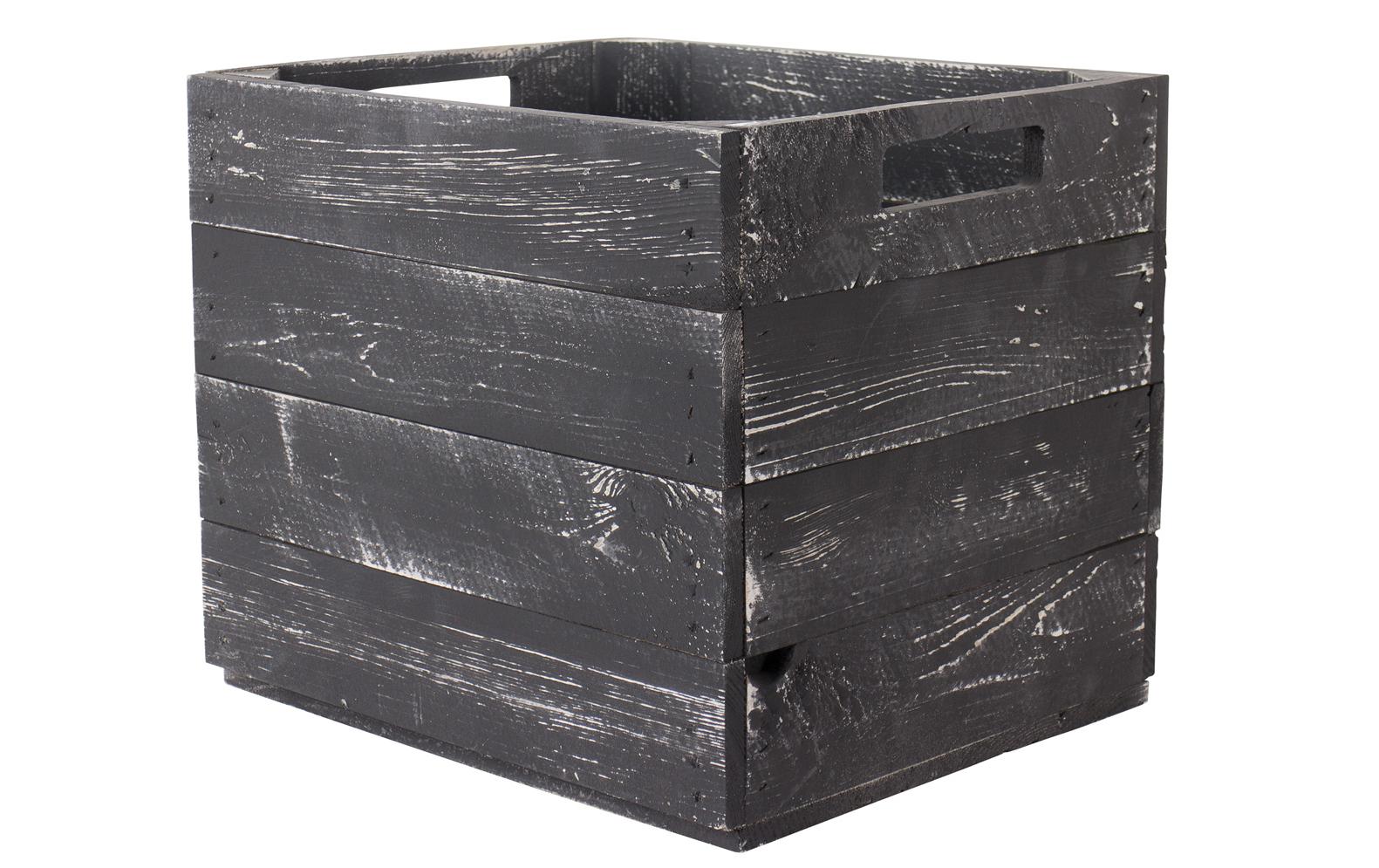 Holz Zollhaus, Aufbewahrungskiste Vintage S Kiefer, 33 x 33 x 38 cm, FSC 100%