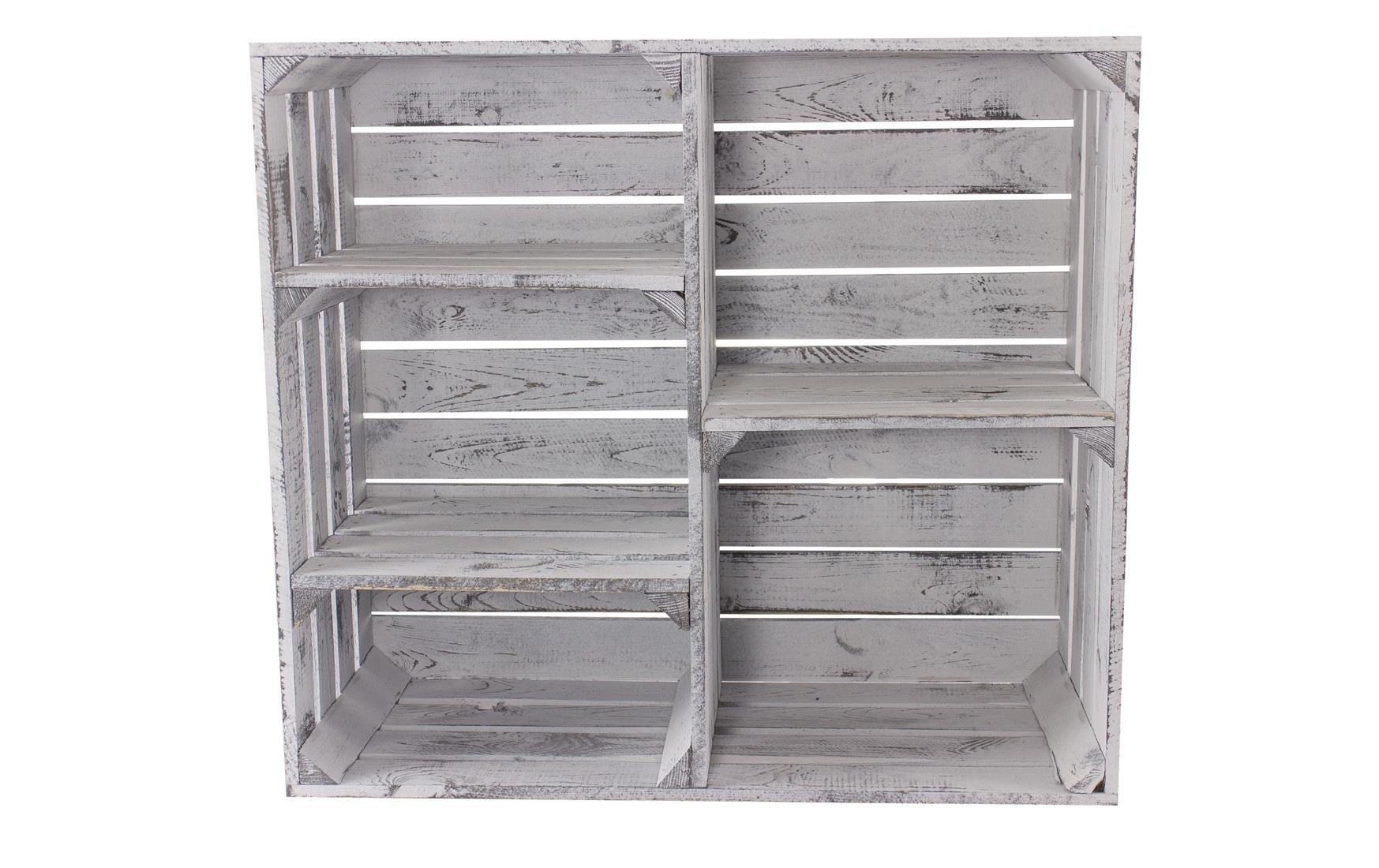 Holz Zollhaus Regal Vintage Shabby