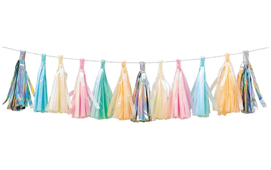 Rico Design Girlande Quasten 2 m, Mehrfarbig