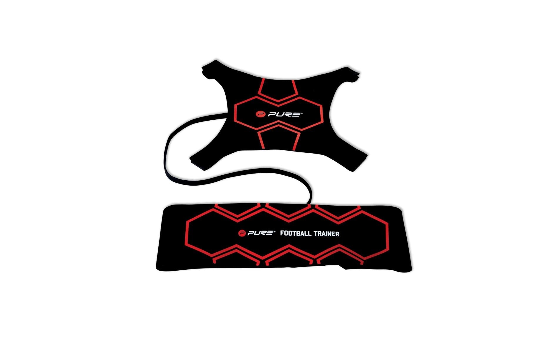 FTM Fussball Schusstrainer Schwarz Kunststoff 100x80 cm Sport & Freizeit > Freizeit > Zubehör FTM