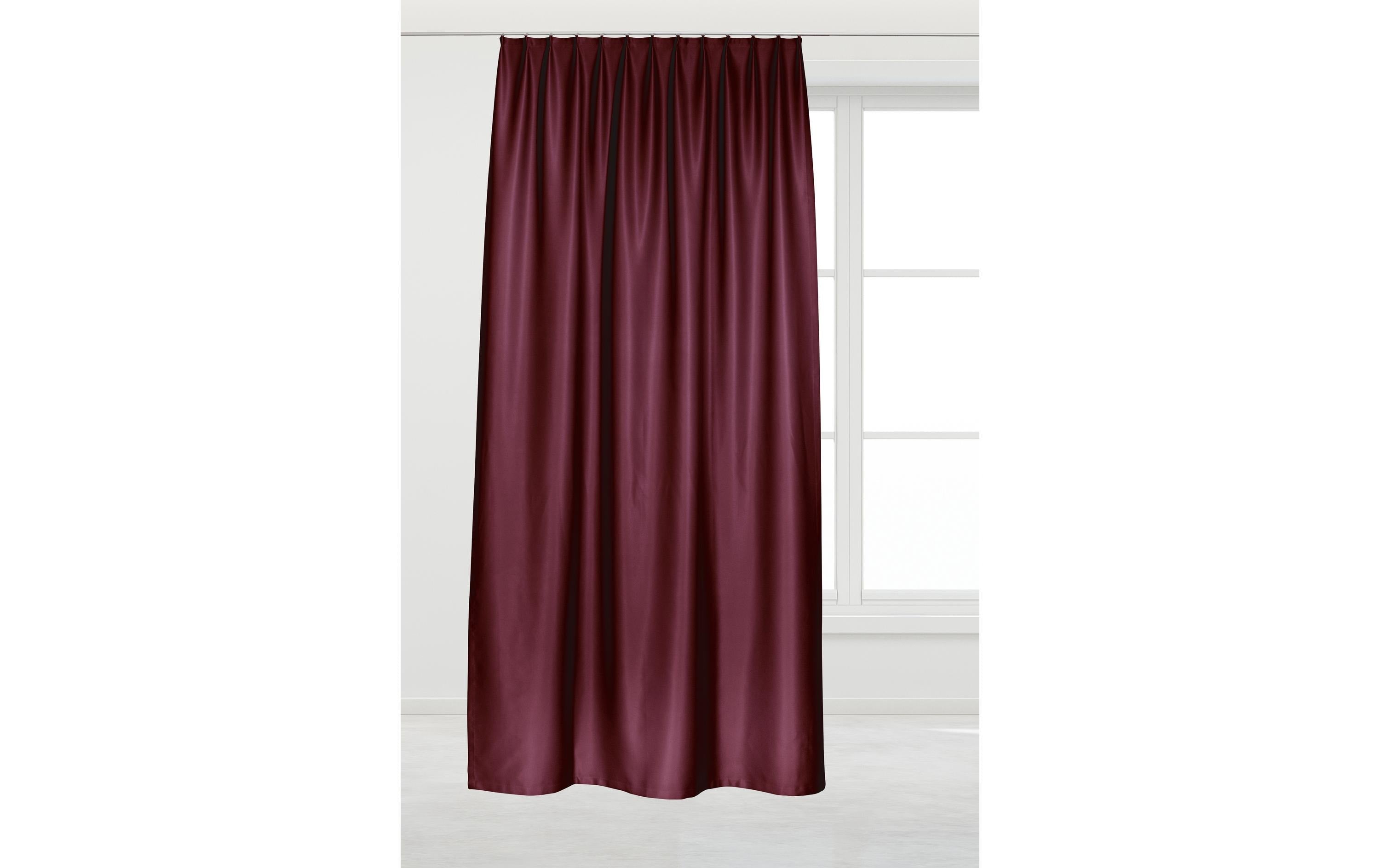 Casa Leon, Verdunklungsvorhang mit Faltenba 135x245 cm, 1er Faltenband, 100% Polyester