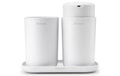 Brabantia Seifenspender-Set ReNew mit Zahnputzbecher und Schale Weiss