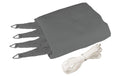 Sonnensegel grau quadratisch 4m 90% UV-Schutz Garteneinrichtung Windhager