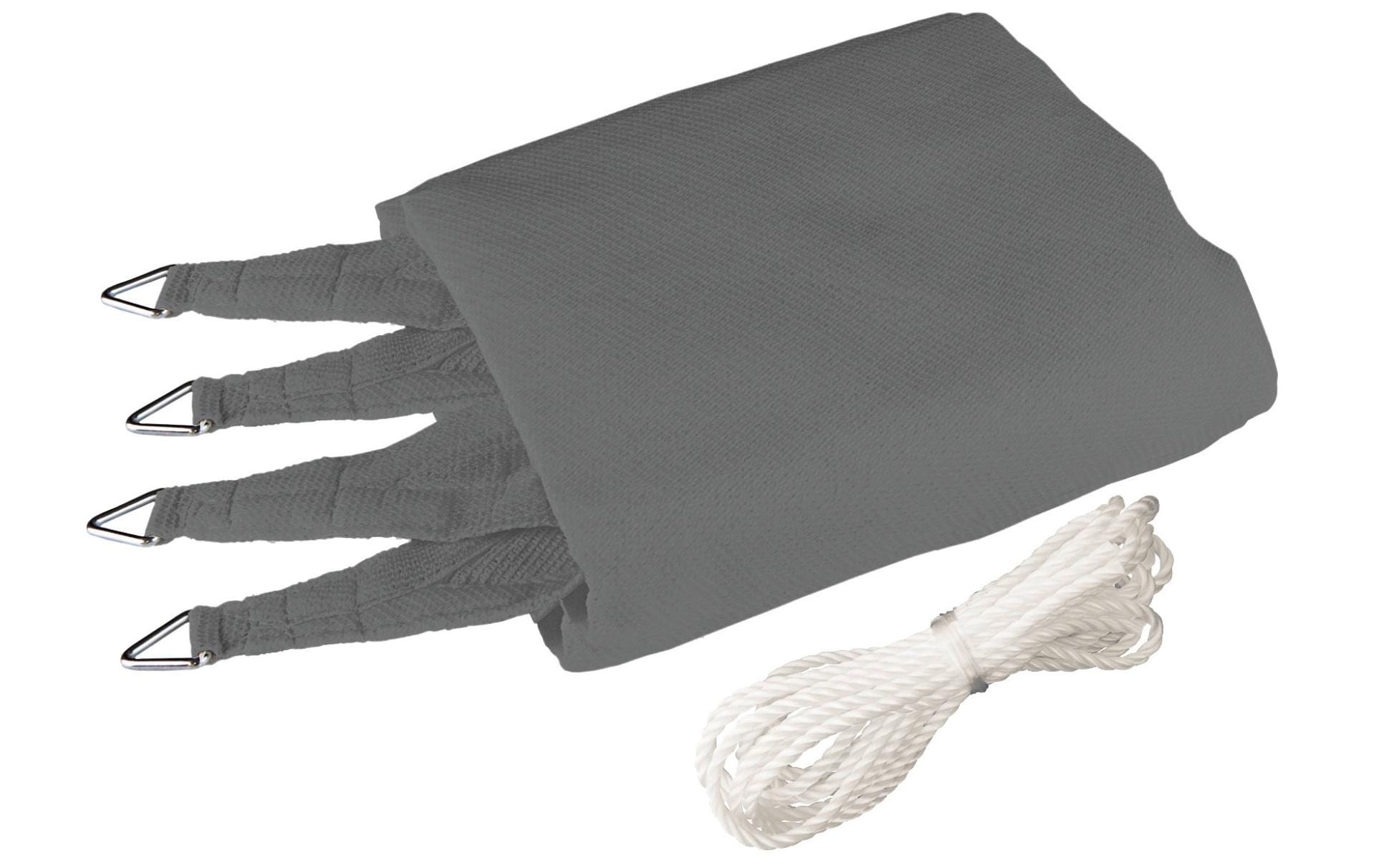 Windhager Sonnensegel grau 90% UV-Schutz quadratisch 500 cm Garteneinrichtung Windhager
