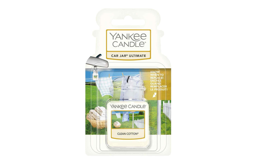 Yankee Candle Auto-Lufterfrischer Car Jar Ultimate Clean Cotton