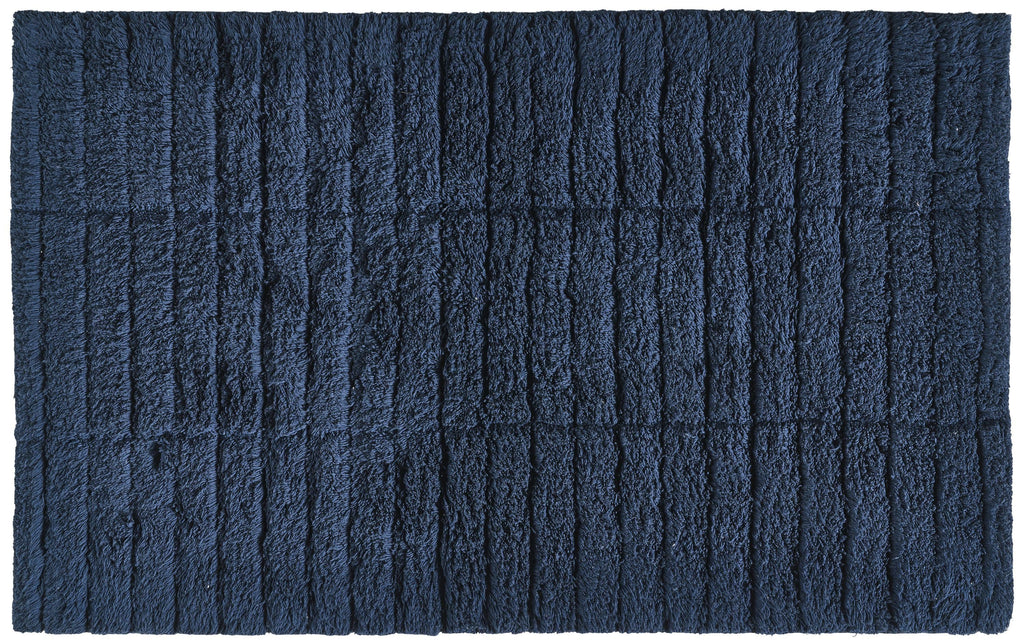 Zone Denmark Badteppich Tiles 50 x 80 cm, Dark Blue