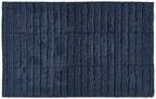 Zone Denmark Badteppich Tiles 50 x 80 cm, Dark Blue