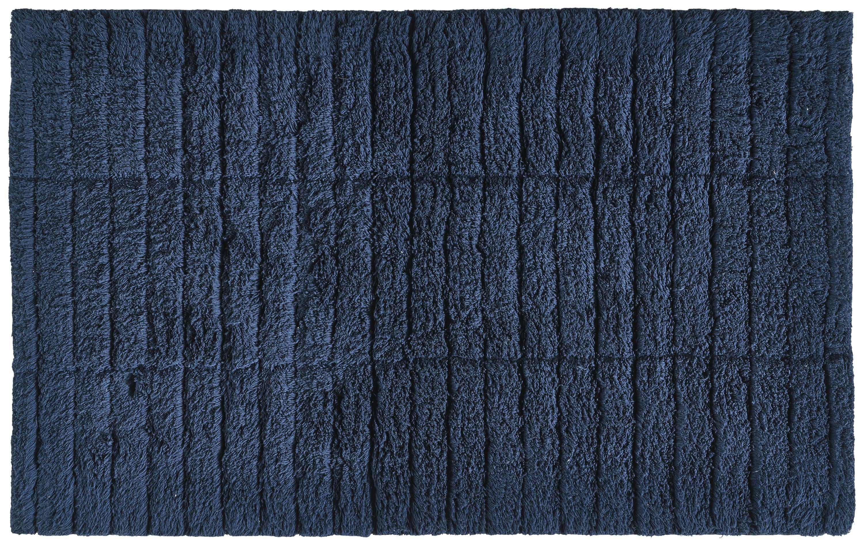 Zone Denmark Badteppich Tiles 50 x 80 cm, Dark Blue