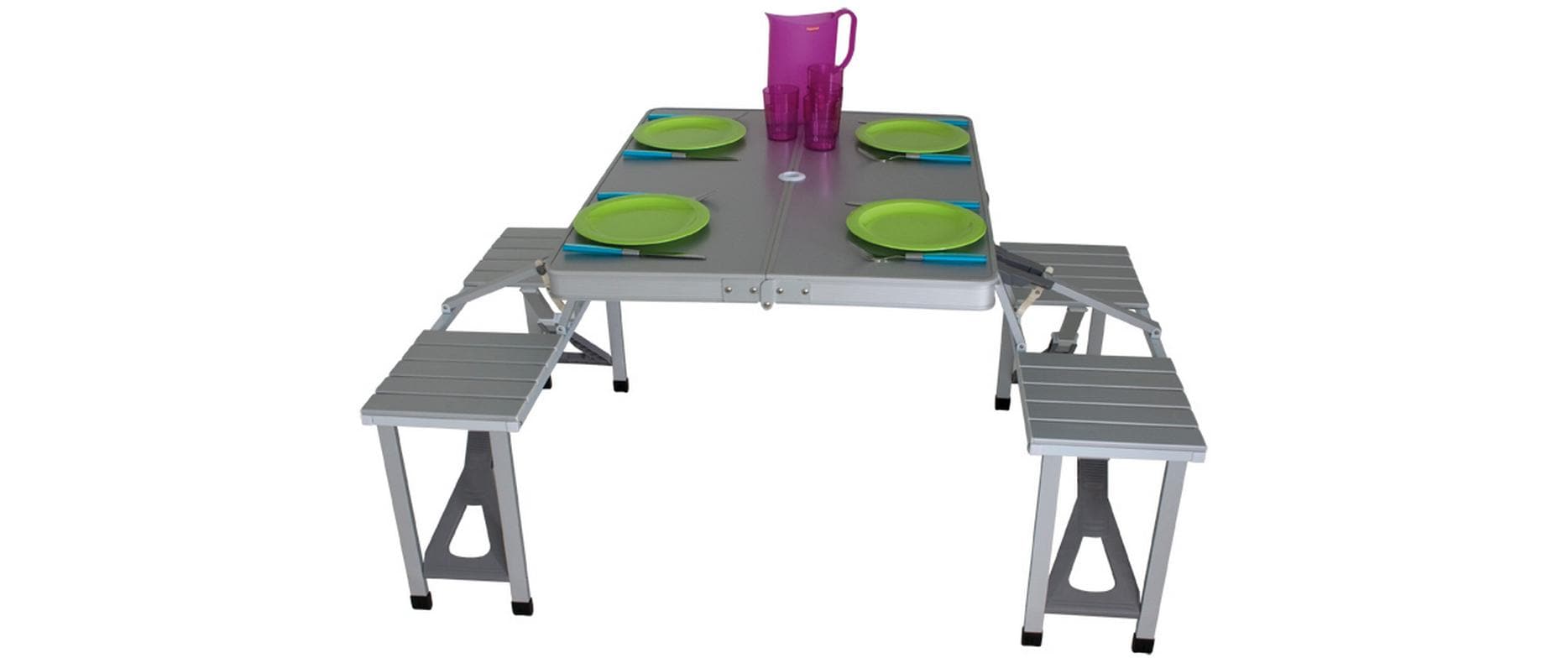 Eurotrail Camping-Sitzgarnitur Polyester Blau Wetterbeständig Sport & Freizeit > Camping > Camping Zubehör Eurotrail