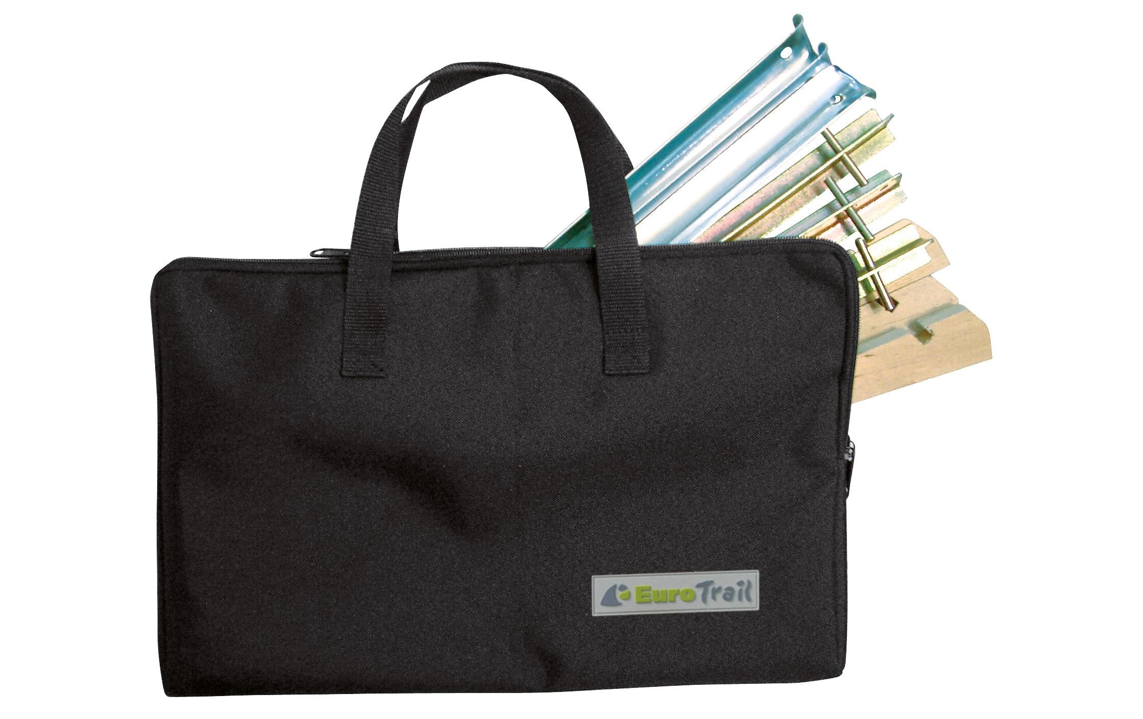 Eurotrail Heringtasche Luxe Polyester Schwarz 30x15x10 cm Sport & Freizeit > Camping > Zelte Eurotrail