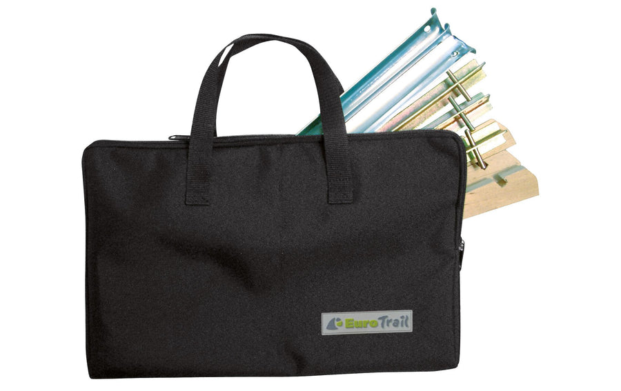 Eurotrail Heringtasche Luxe Polyester Schwarz 30x15x10 cm Sport & Freizeit > Camping > Zelte Eurotrail