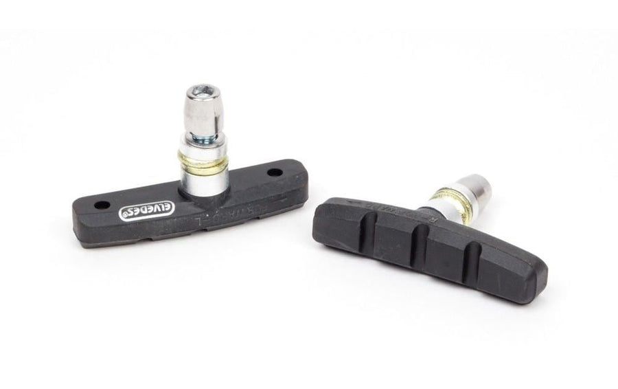 Elvedes Bremsschuhe V-Brake 60 x 10 mm, Schwarz