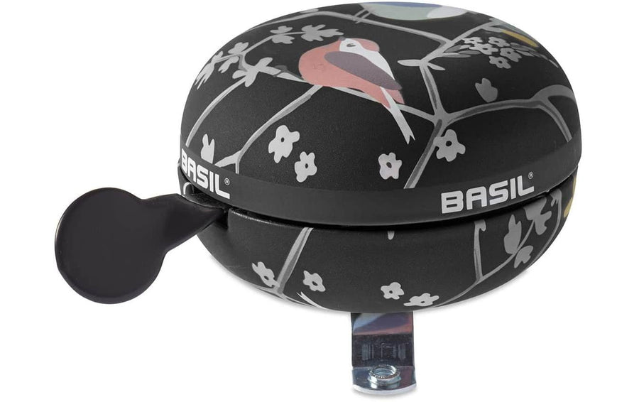 BASIL Fahrradklingel Big Bell Wanderlust, Schwarz