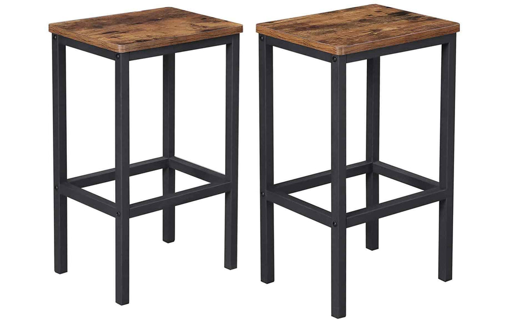 Vasagle Barhocker Schwarz/Braun