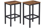 Vasagle Barhocker Schwarz/Braun