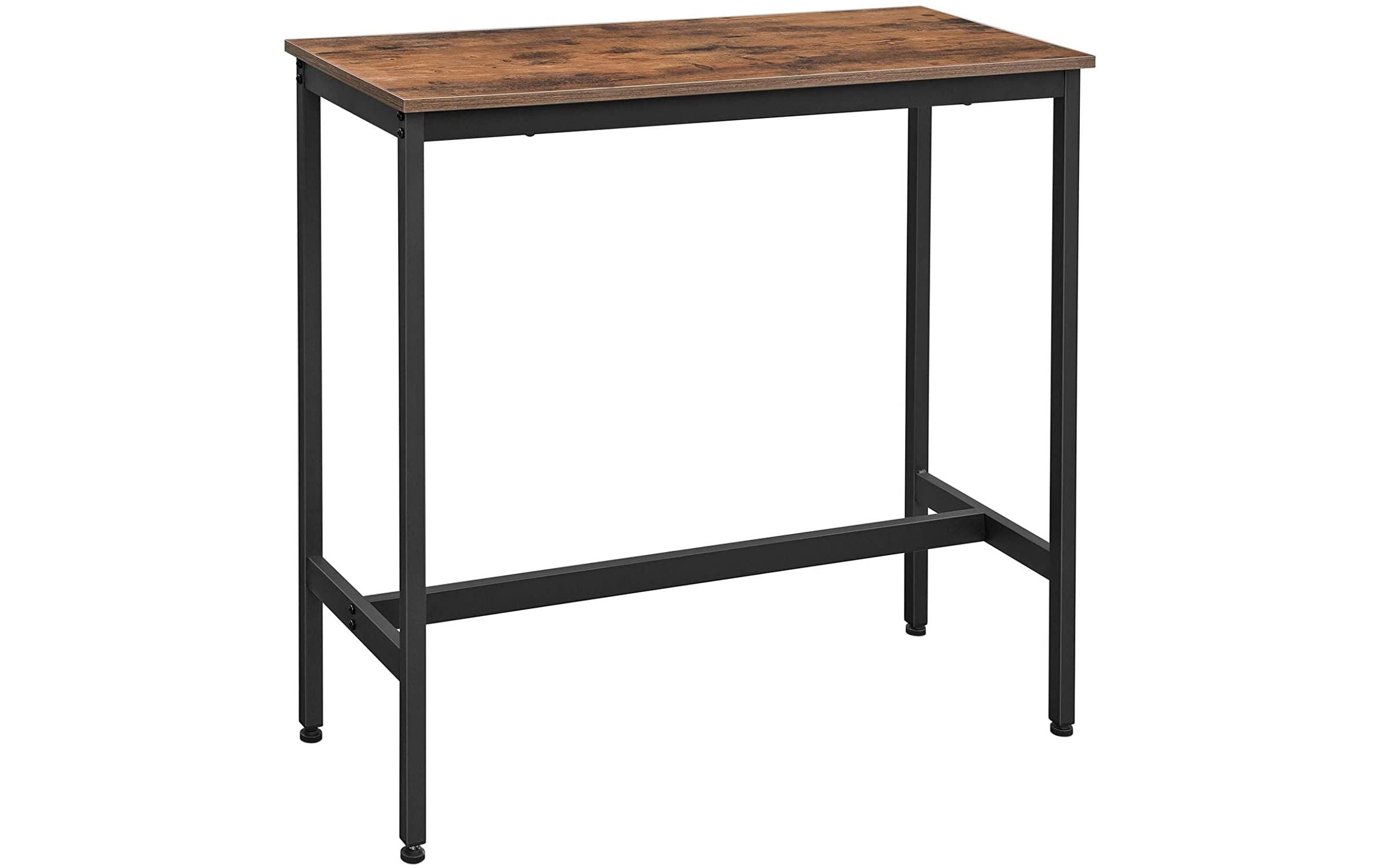 Vasagle Bartisch aus Holz und Stahl 100 x 40 x 90 cm