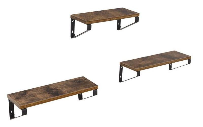 VASAGLE Wandregal 3er Set