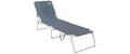 Outwell klappbarer Liegestuhl Ocean Blue mit 120 kg Belastbarkeit Garteneinrichtung Outwell