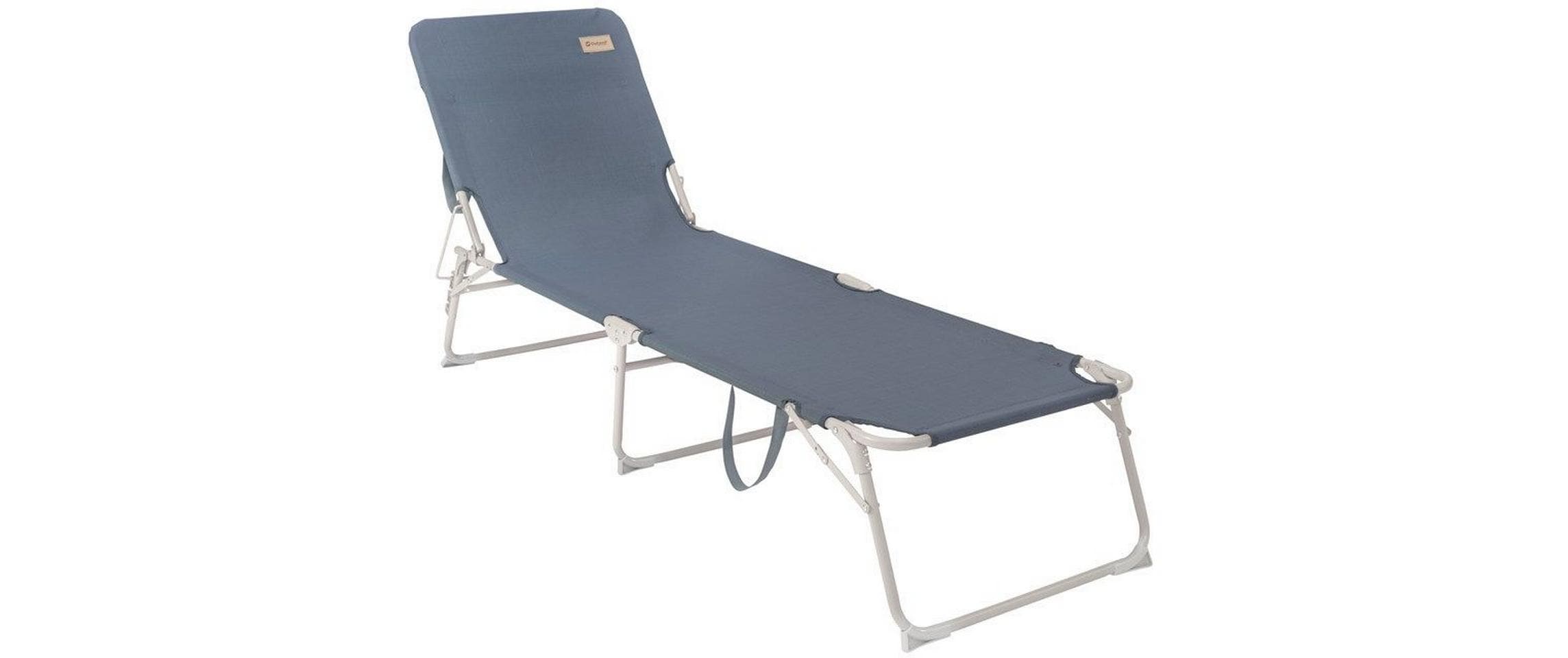 Outwell klappbarer Liegestuhl Ocean Blue mit 120 kg Belastbarkeit Garteneinrichtung Outwell