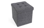 Songmics Hocker mit Stauraum Dunkelgrau