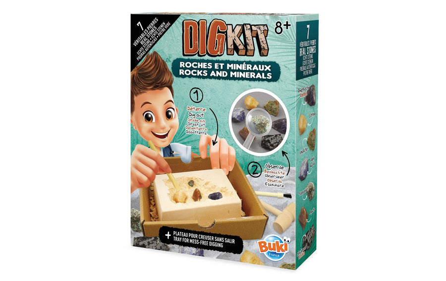 Buki Experimentierkasten DigKit Steine und Mineralien
