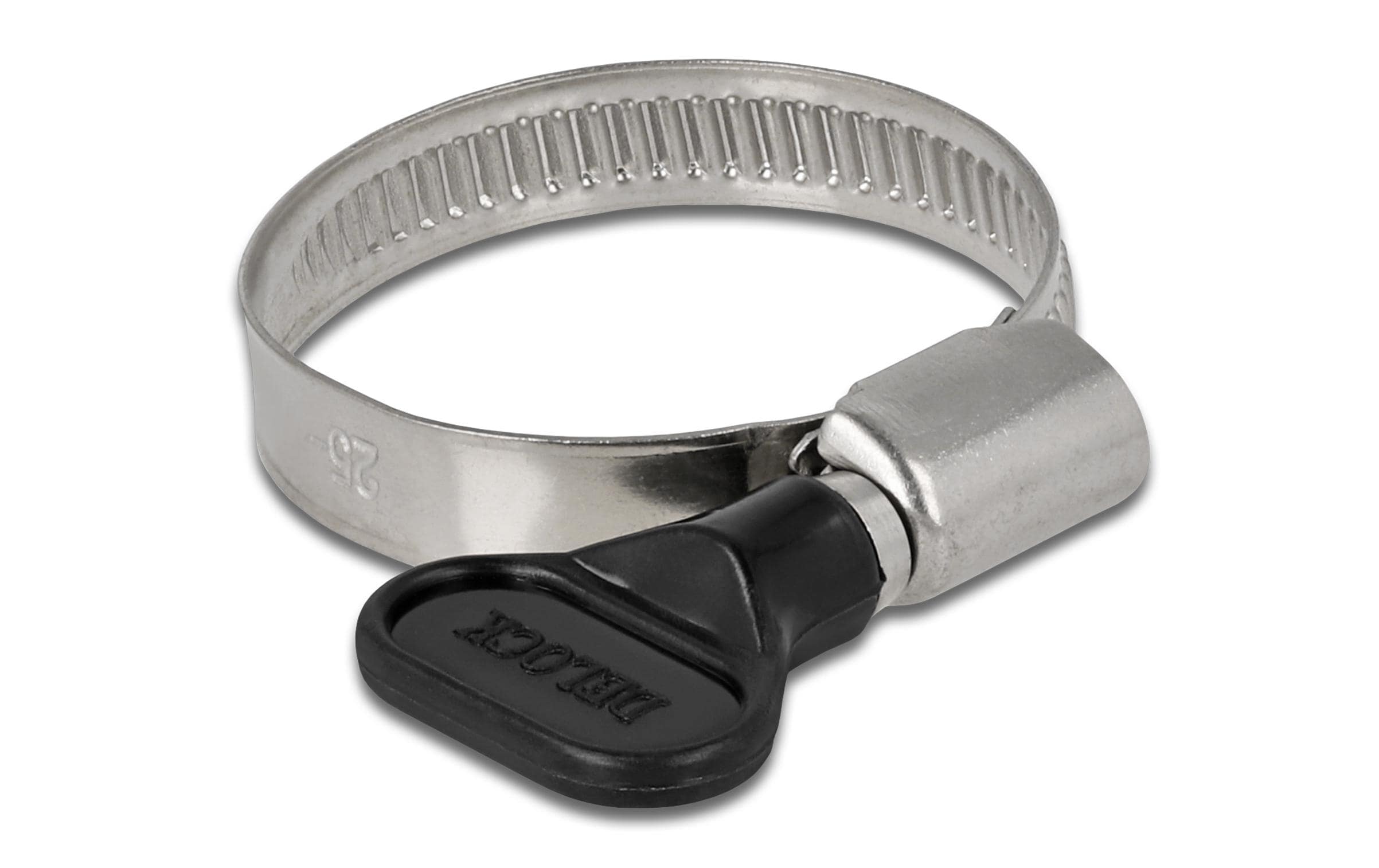 Delock Schlauchschelle 25-40 mm, Schwarz 10 Stück