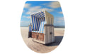 diaqua® Toilettensitz Nancy Beach Chair Absenkautomatik, Mehrfarbig