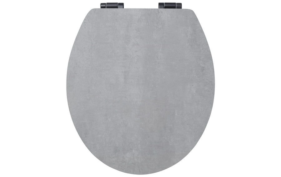 diaqua® Toilettensitz Troyes Absenkautomatik, Grau