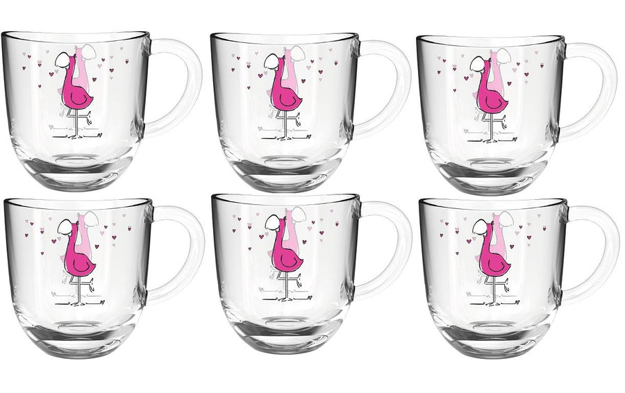 LEONARDO Kindertasse Bambini Flamingo, 6 Stück