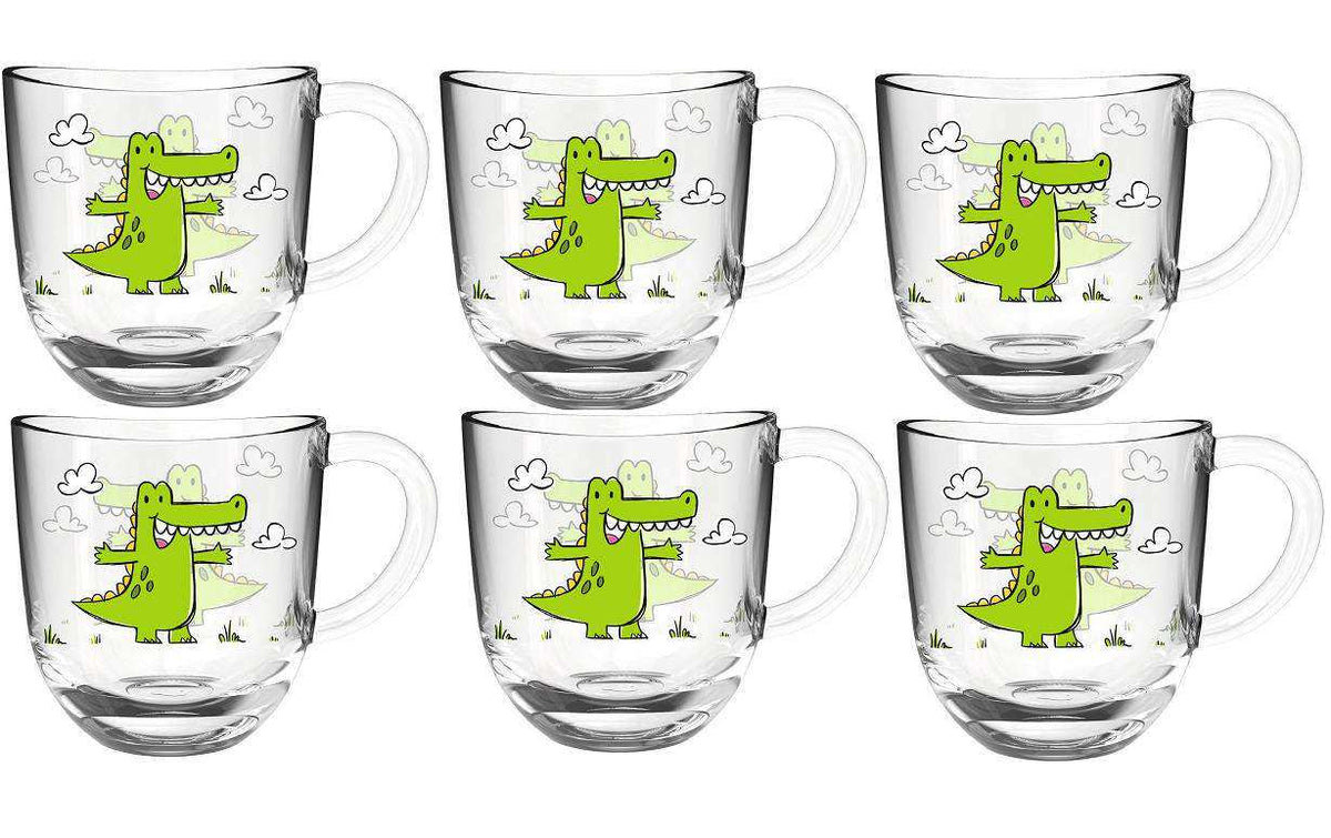 LEONARDO Kindertasse Bambini Krokodil, 6-teilig