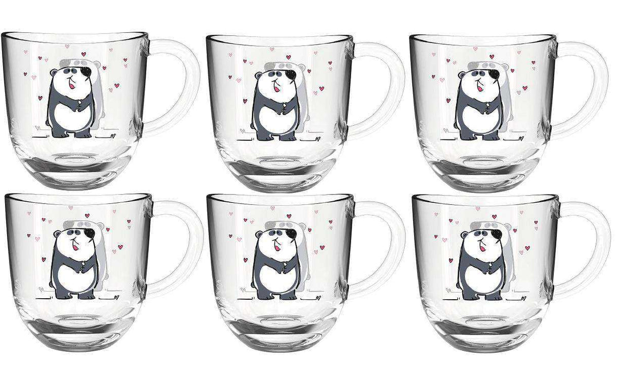 LEONARDO Kindertasse Bambini Panda, 6 Stück