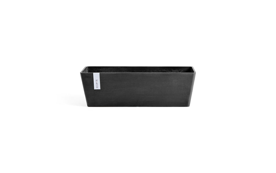 Ecopots Pflanzentopf Dunkelgrau 55 cm aus recyceltem Kunststoff Garten & Outdoor > Pflanzen > Pflanzengefäße Ecopots