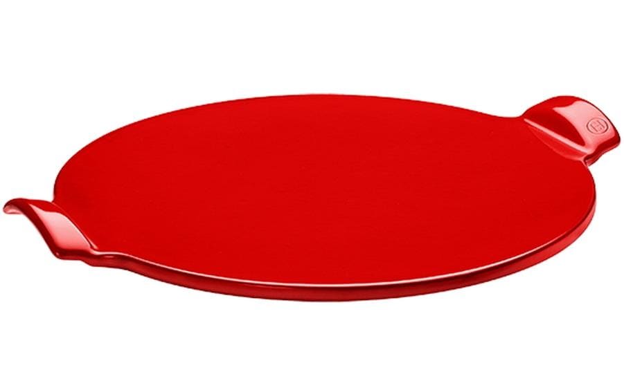 Emile Henry Pizzastein Keramik rot 36,5 cm rund Grills & Feuerstellen Emile Henry