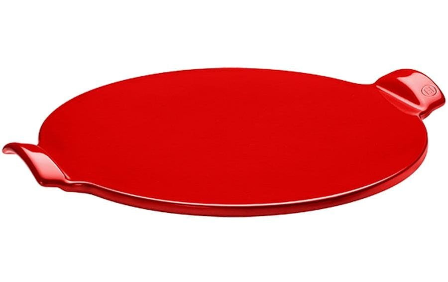 Emile Henry Pizzastein Keramik rot 36,5 cm rund Grills & Feuerstellen Emile Henry