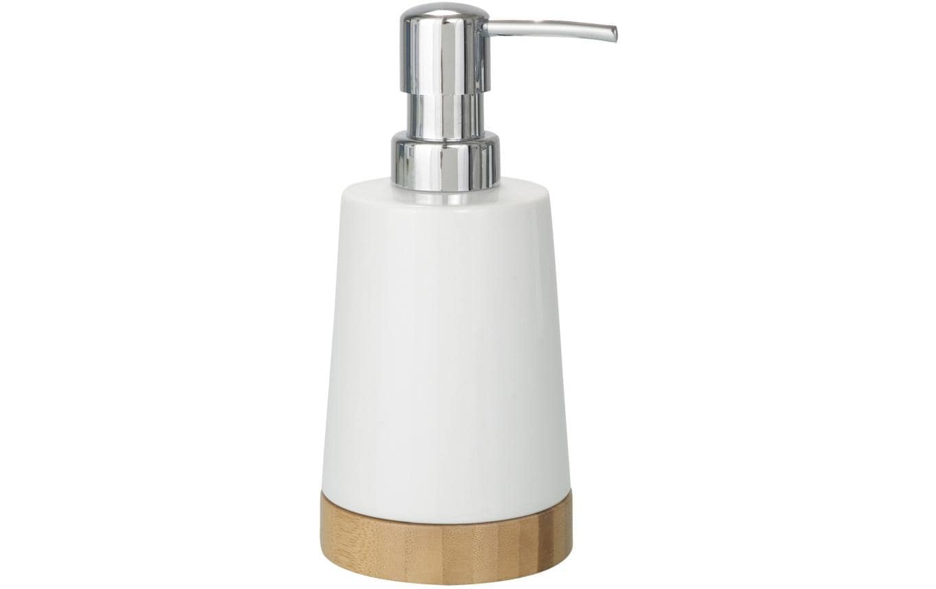 Wenko Seifenspender Bamboo 330 ml, Weiss