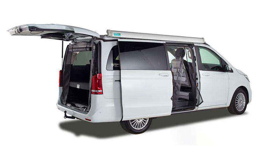 Van Quito Schiebetürenmoskitonetz, Magnet RV, fine-mesh