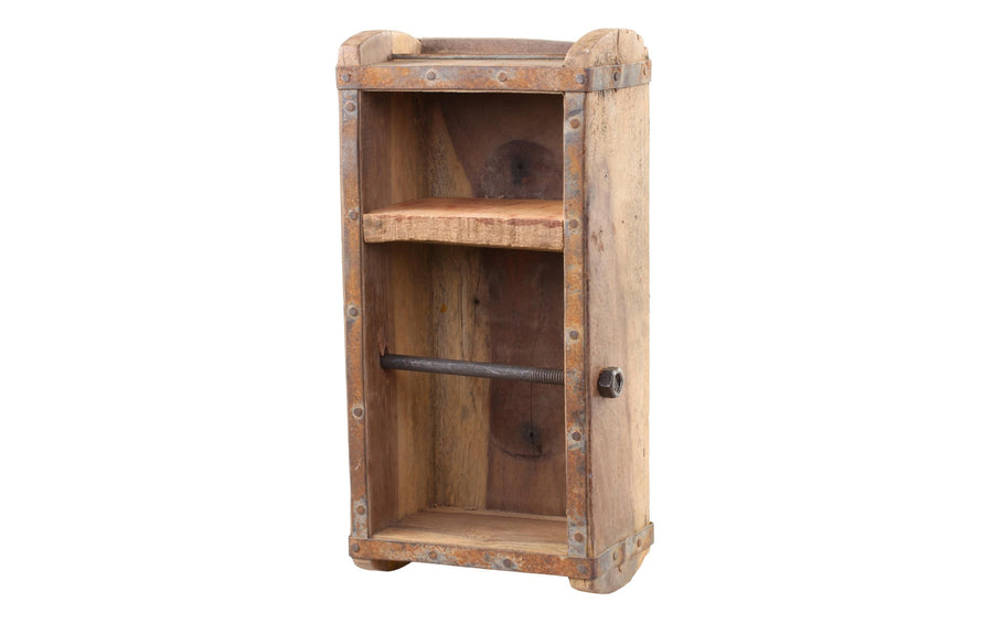 Chic Antique Toilettenpapierhalterung in Backsteinform Braun
