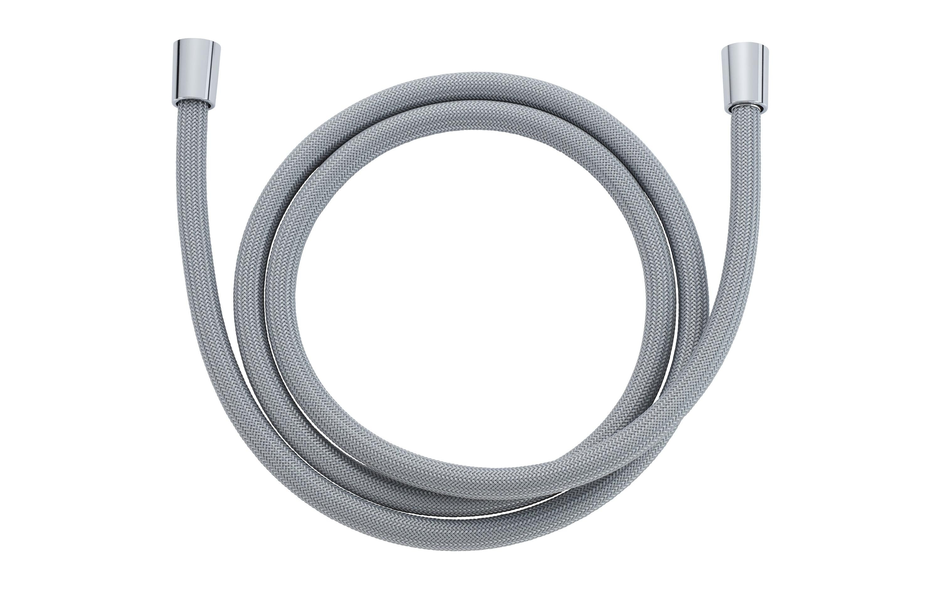 diaqua® Duschbrauseschlauch CHROMALUX Zero, Silbergrau 180 cm