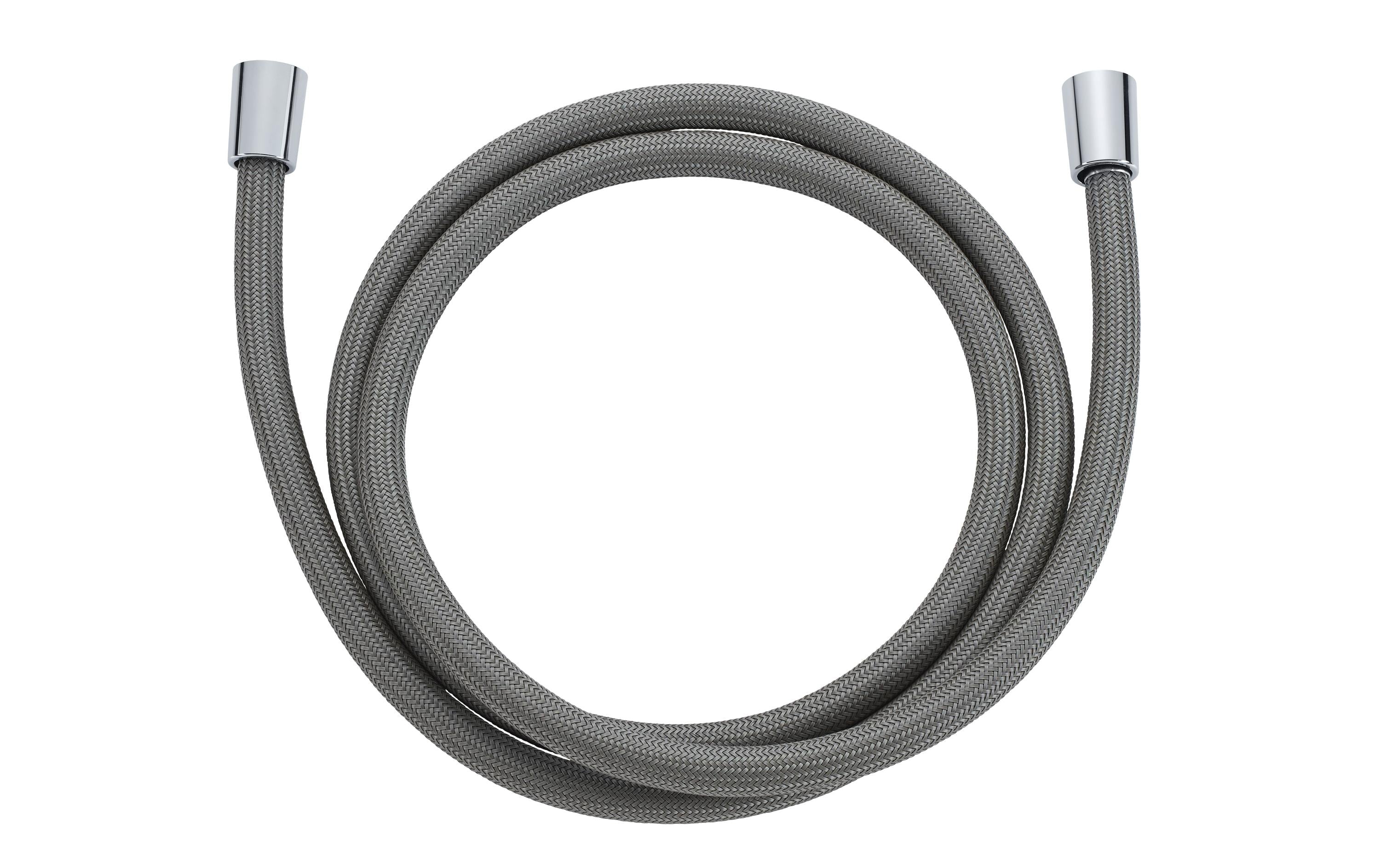 diaqua® Duschbrauseschlauch CHROMALUX Zero, Dunkelgrau 150 cm