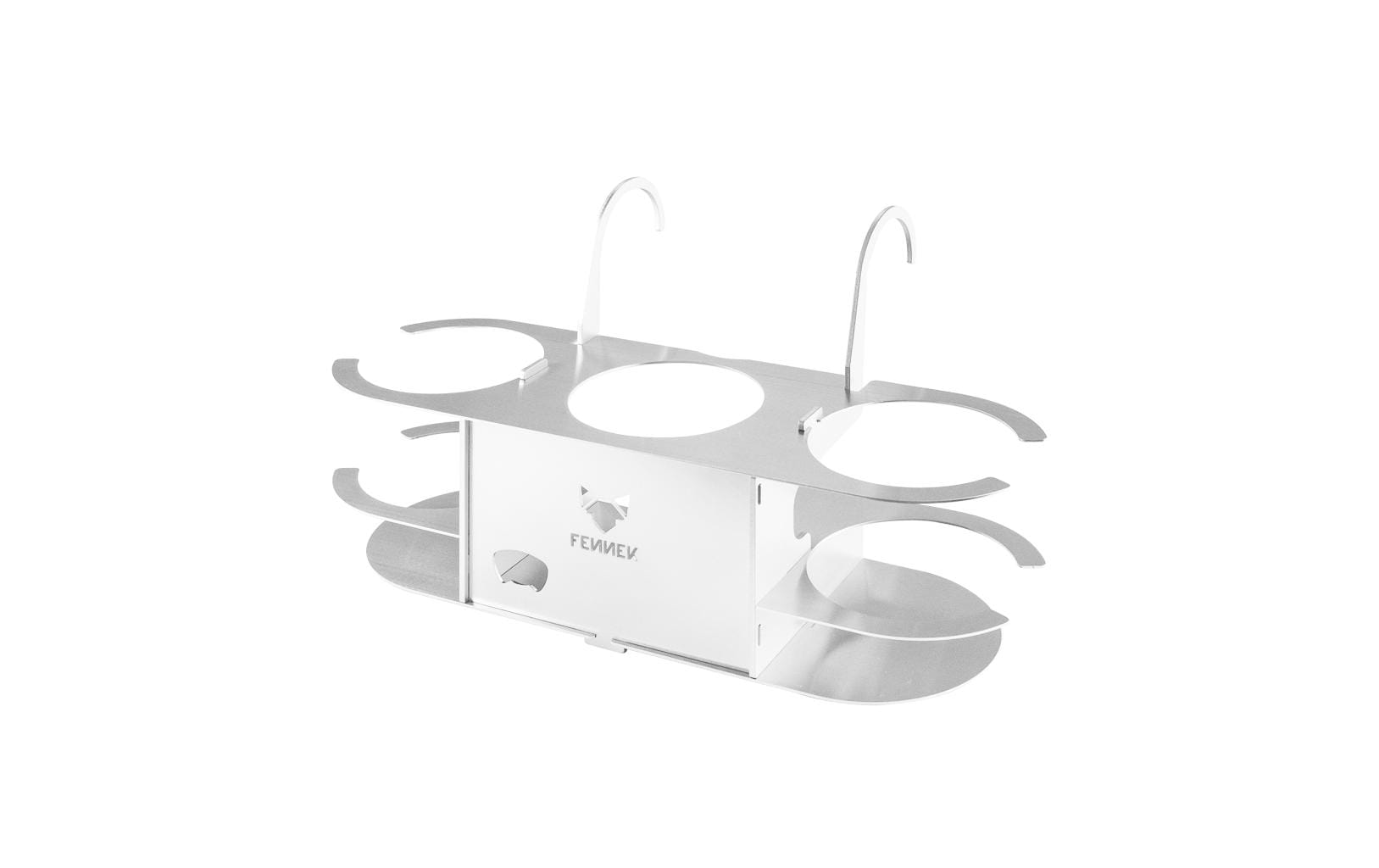 FENNEK Getränkehalter Edelstahl mit Flaschenöffner 3er Set Grills & Feuerstellen Fennek Grill
