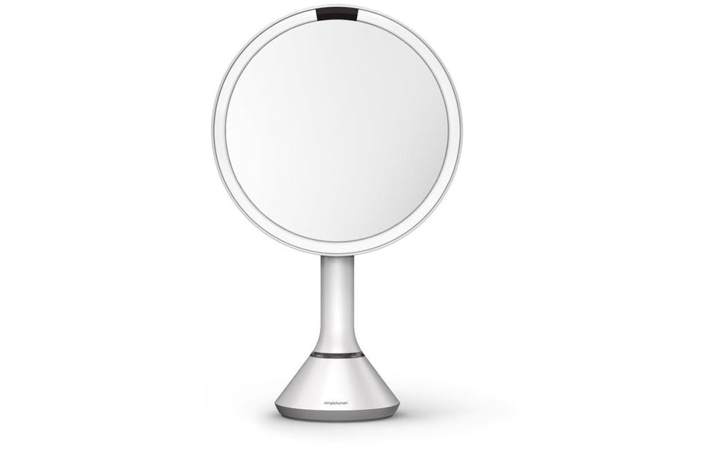 Simplehuman, Kosmetikspiegel mit Sensor Tou 5-fach Vergrösserung, Helligkeit verstellba